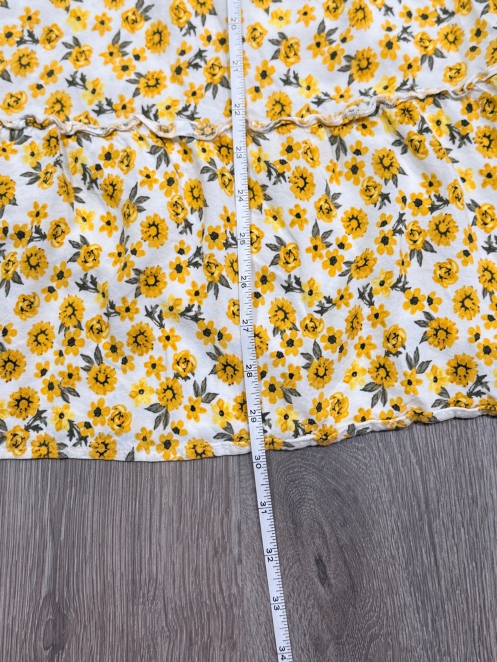 Justify Yellow Floral Tie-Neck Mini Dress - Picture 10 of 11